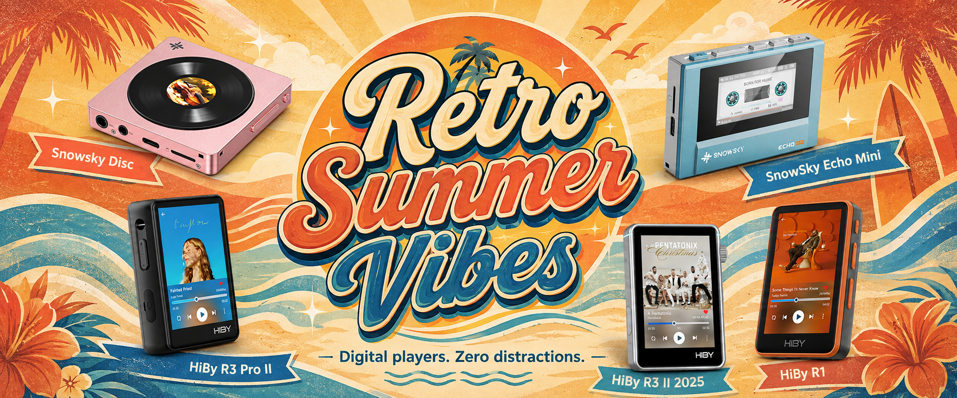 Retro Summer Vibes: de iPod-revival – vijf digitale muziekspelers voor een zomer zonder afleiding - The New Sound