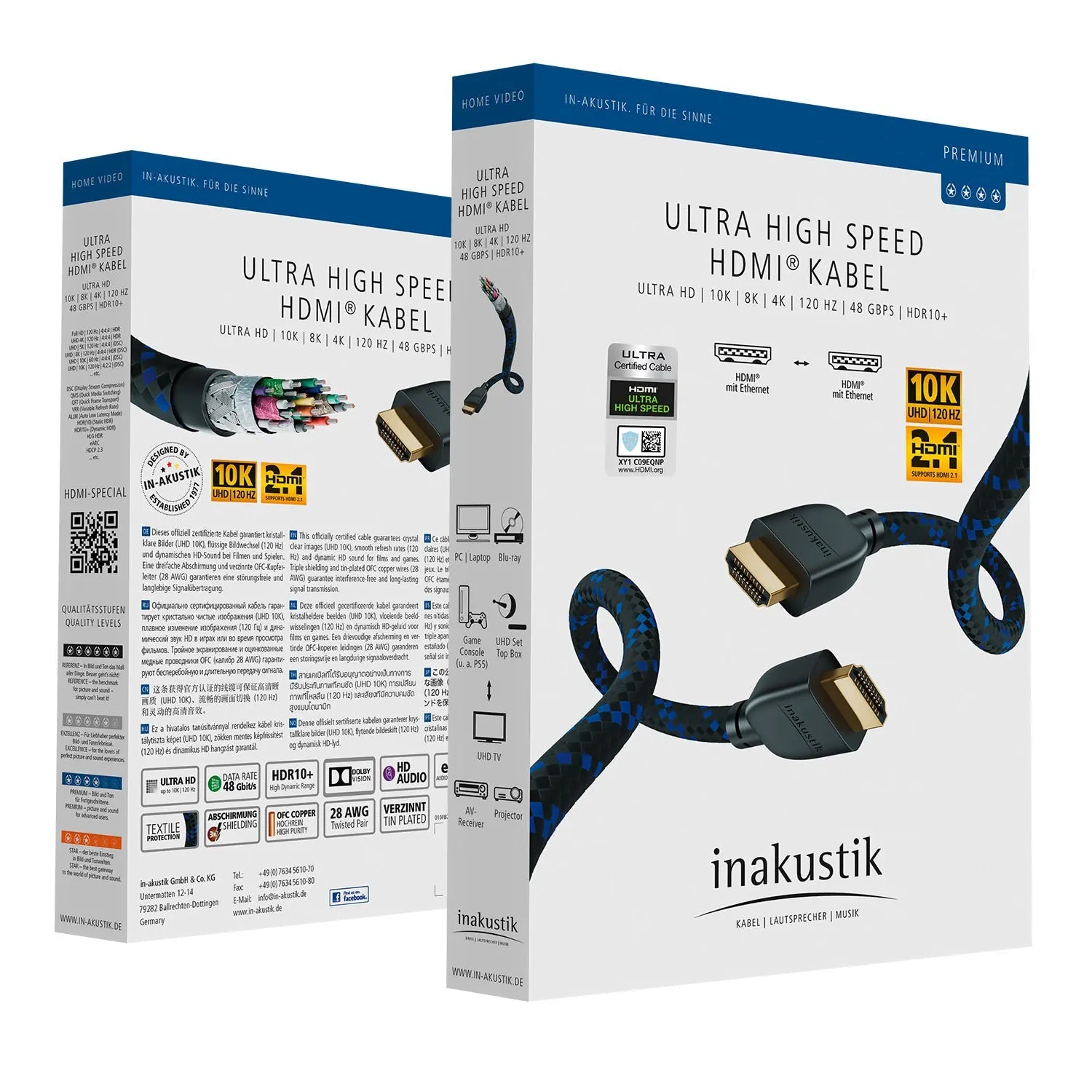Premium HDMI 2.1 8K - InAkustik - The New Sound