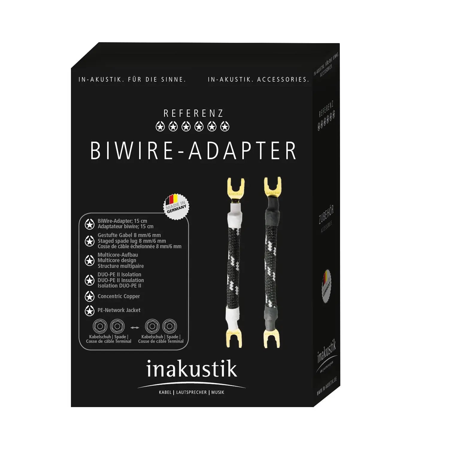 Reference luidspreker aansluiting BRUG 15cm LS - 1002 spade (set) - InAkustik - The New Sound