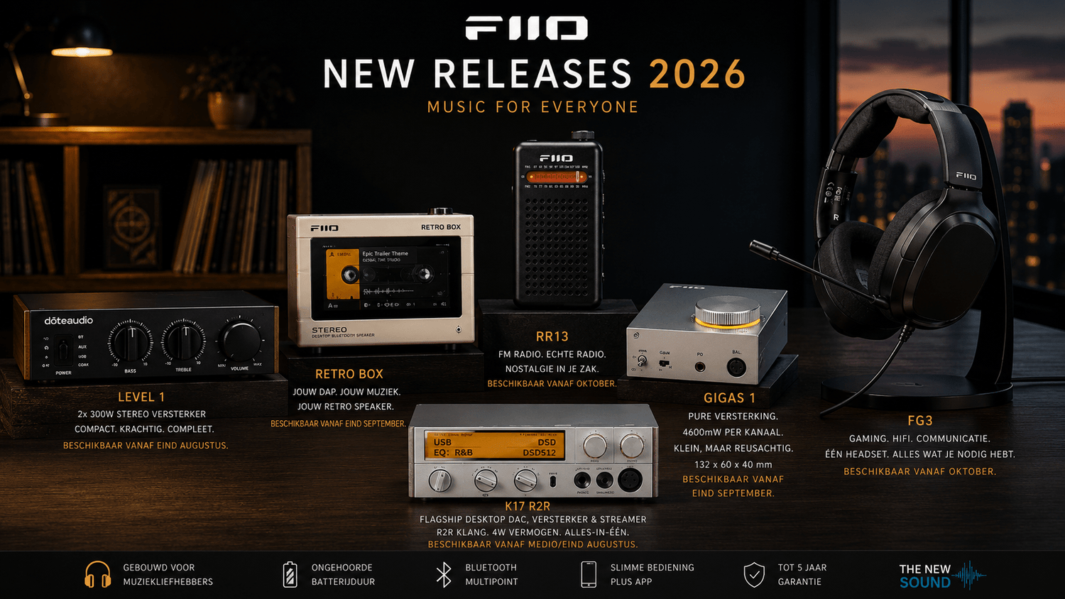 FiiO 2026: dit zijn de releases waar wij misschien wel het meest naar uitkijken - The New Sound