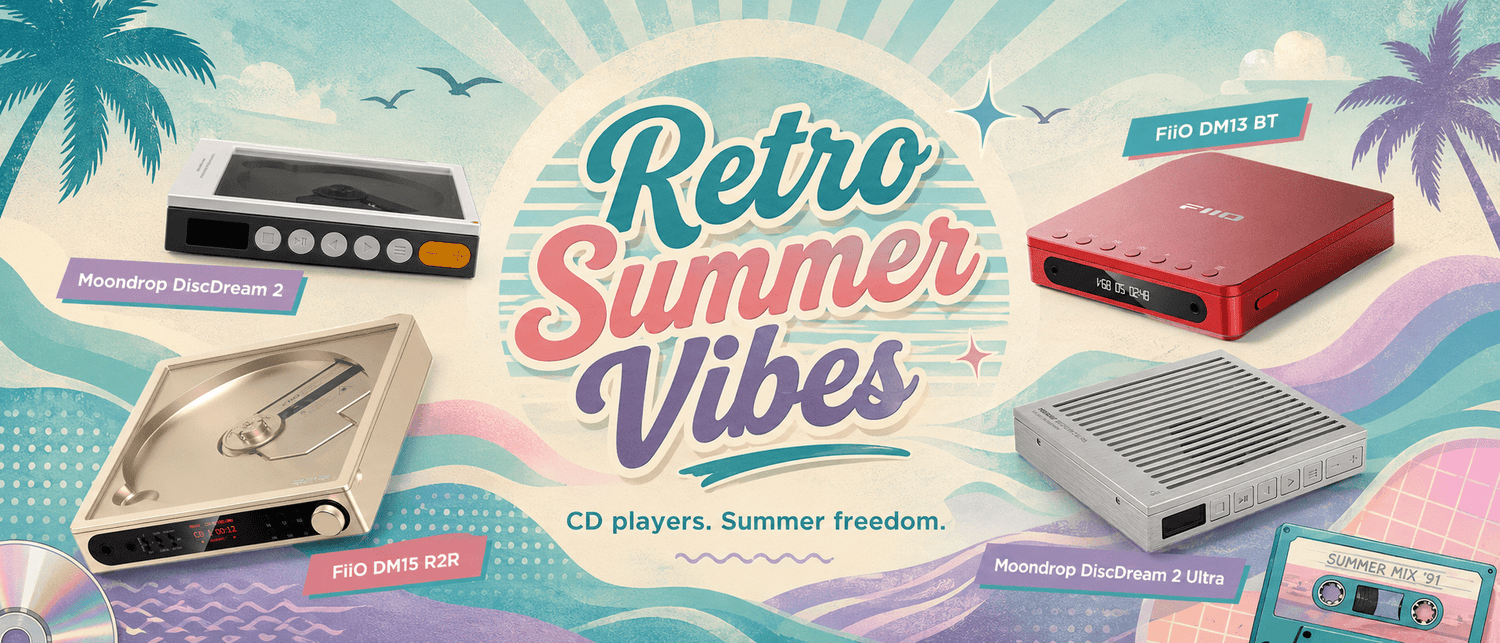 Retro Summer Vibes: vier moderne Discmans voor een zomer zonder eindeloos scrollen - The New Sound