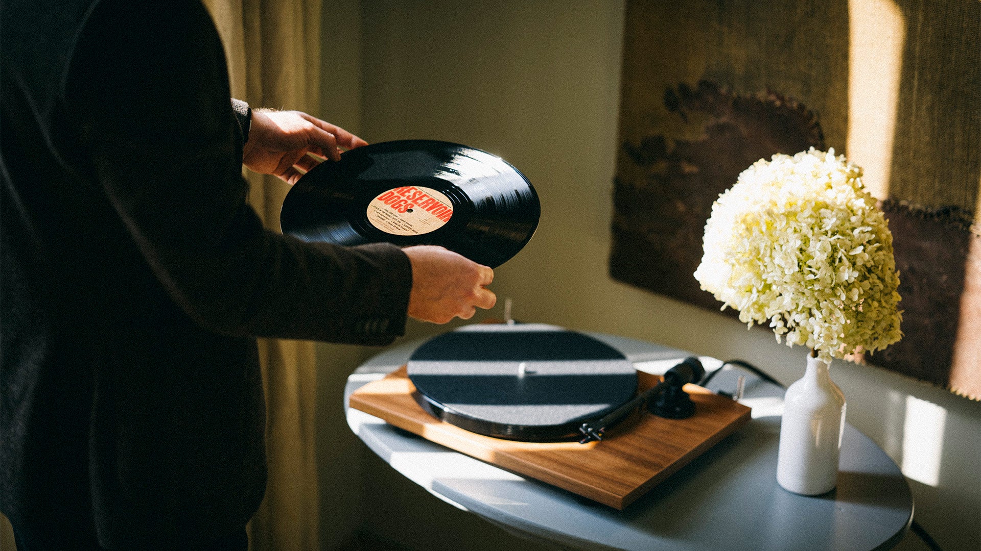 Rijtjeshuis Muziek Bedraad Vinyl Smaak EDM Klassiek