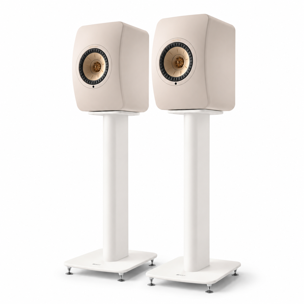 KEF LS50 Wireless II + KEF S2 Vloerstandaard (Stereo Muziek Set)