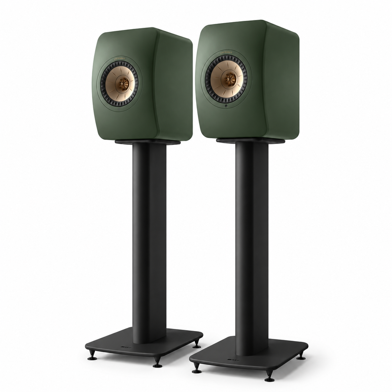 KEF LS50 Wireless II + KEF S2 Vloerstandaard (Stereo Muziek Set)