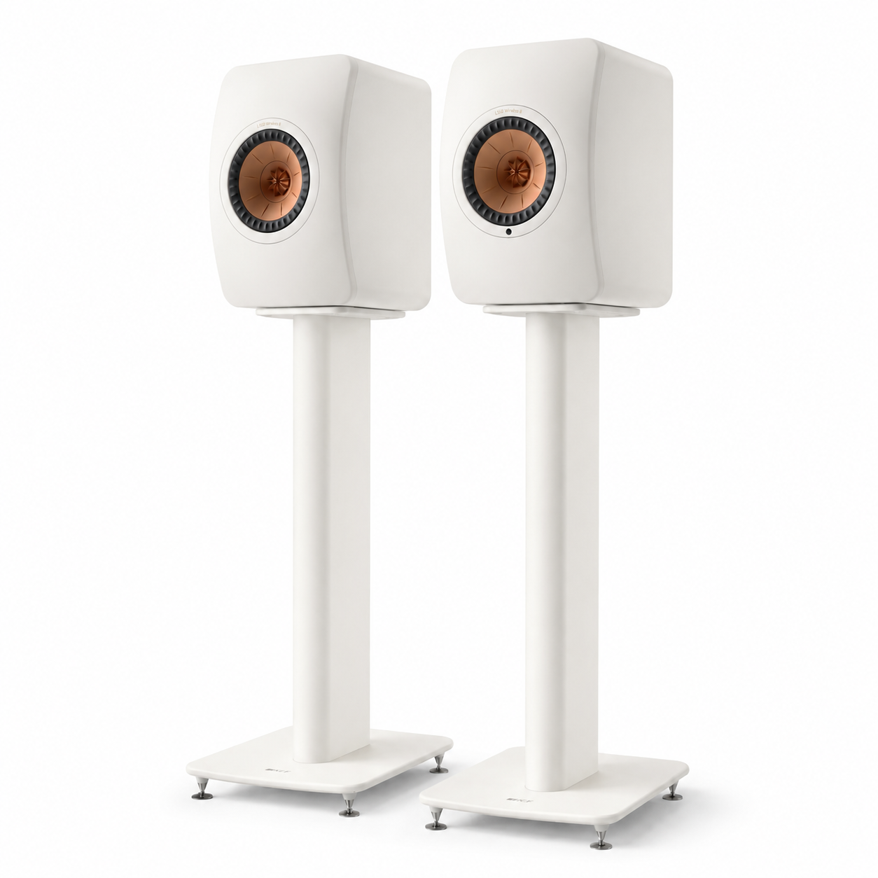 KEF LS50 Wireless II + KEF S2 Vloerstandaard (Stereo Muziek Set)