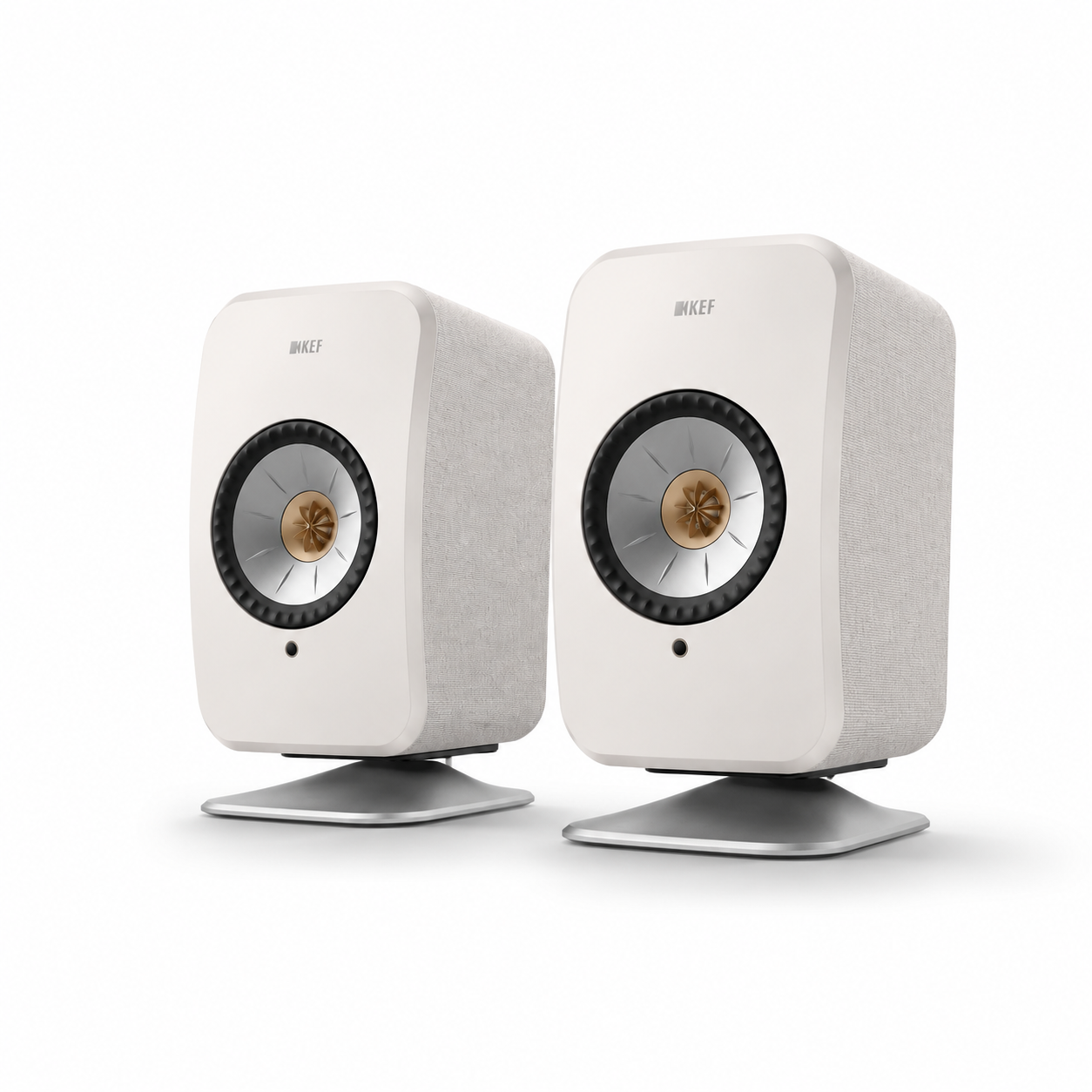 KEF LSX II + KEF P1 Bureaustandaard (Desktop Multimedia Set)