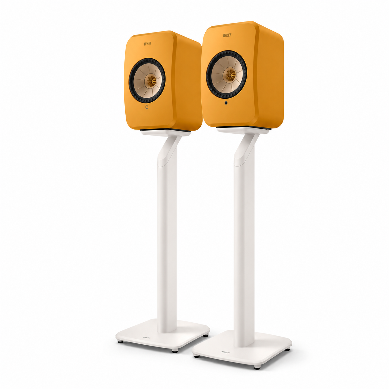 KEF LSX II + KEF S1 Vloerstandaard (Stereo Muziek Set)