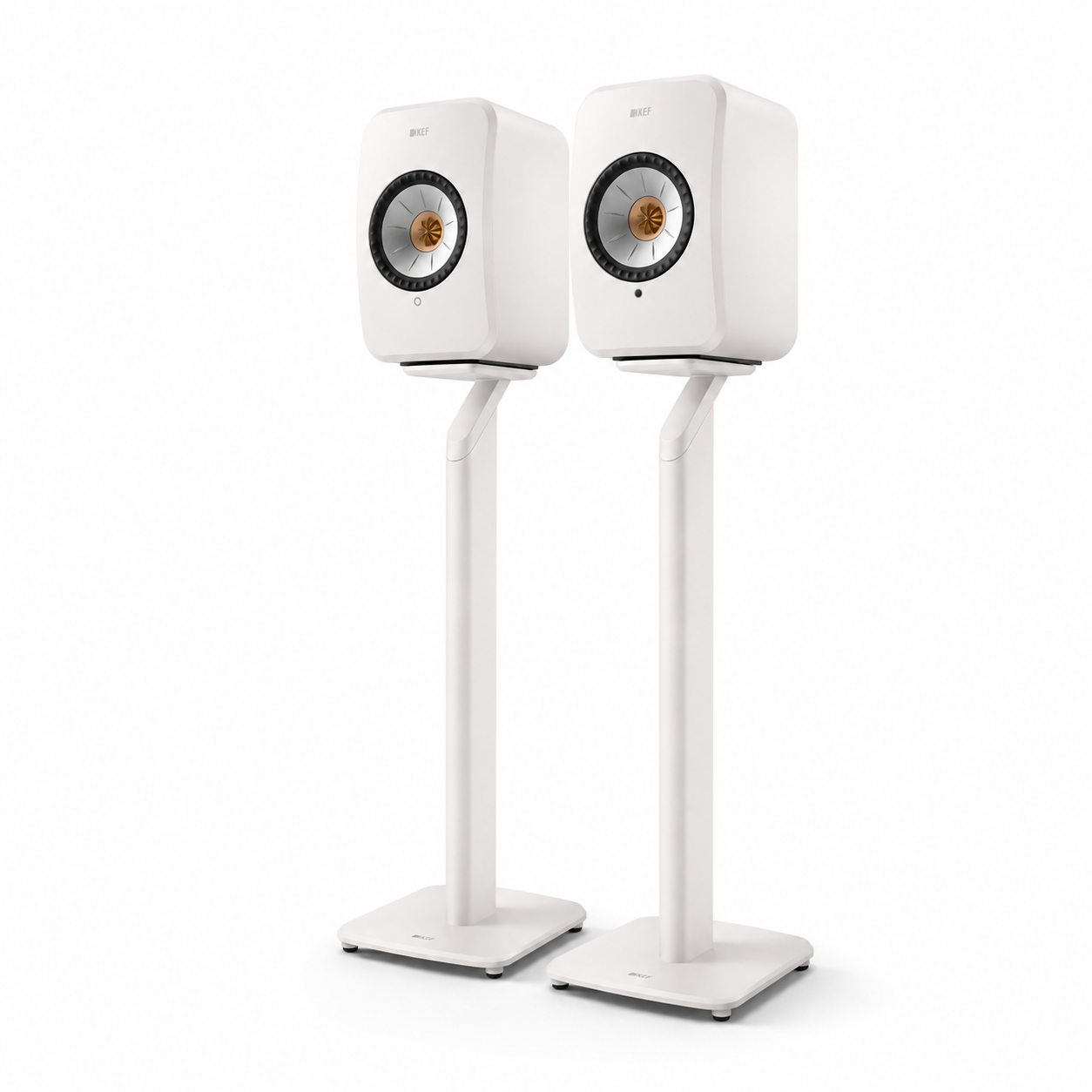 KEF LSX II + KEF S1 Vloerstandaard (Stereo Muziek Set)
