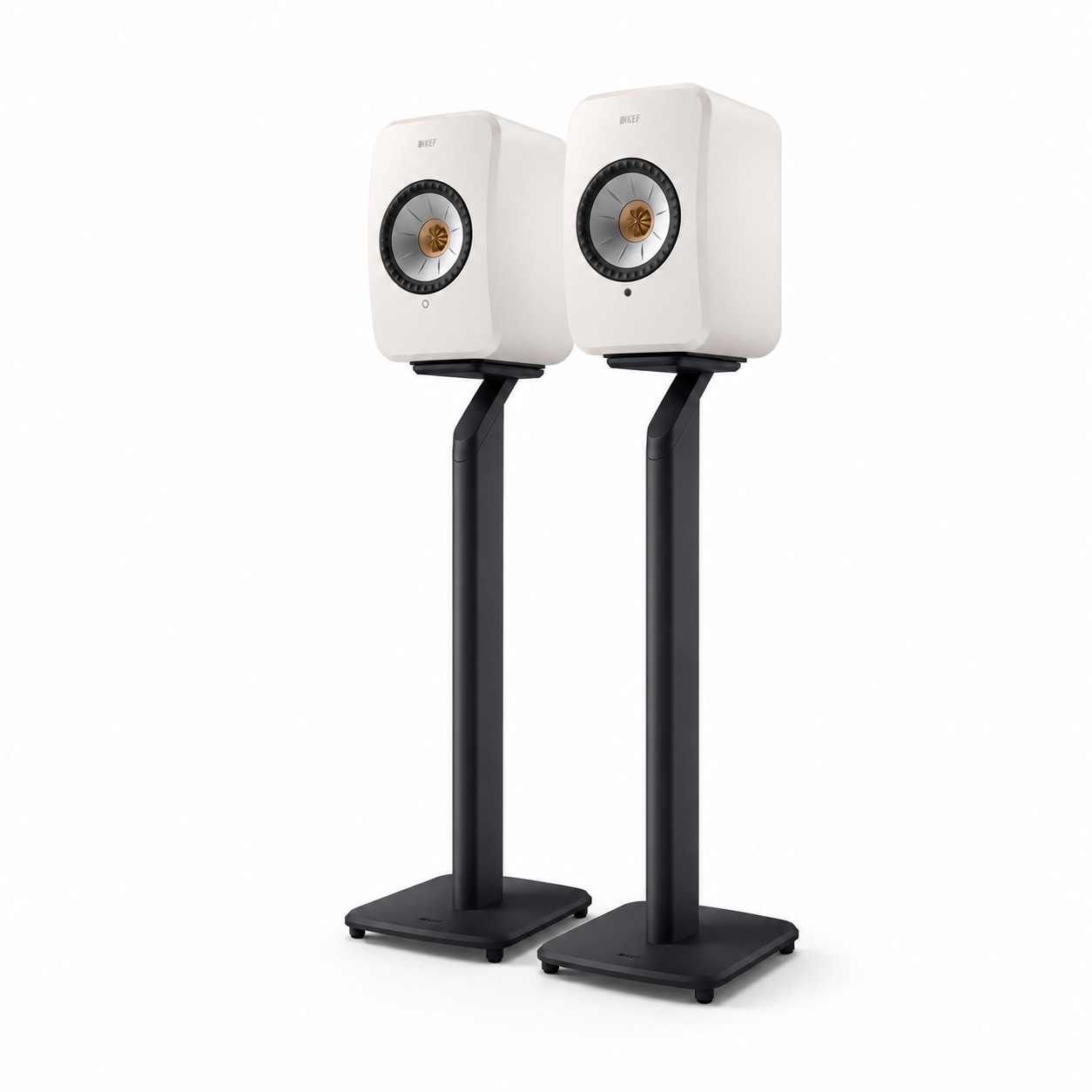 KEF LSX II + KEF S1 Vloerstandaard (Stereo Muziek Set)
