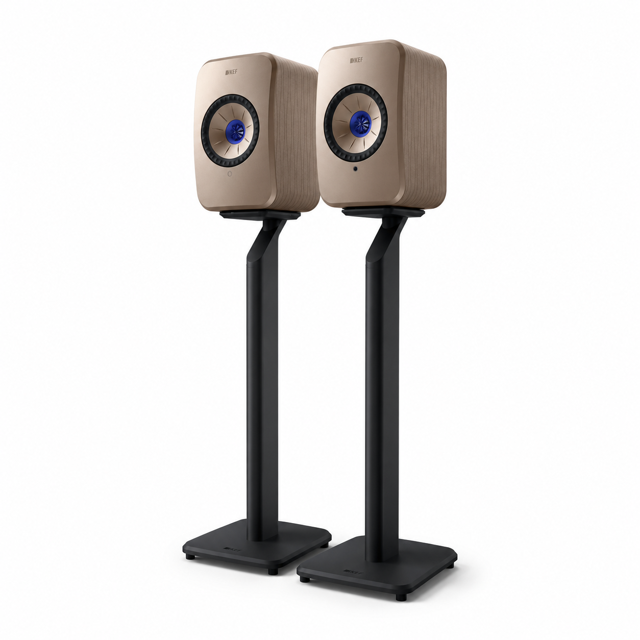 KEF LSX II + KEF S1 Vloerstandaard (Stereo Muziek Set)