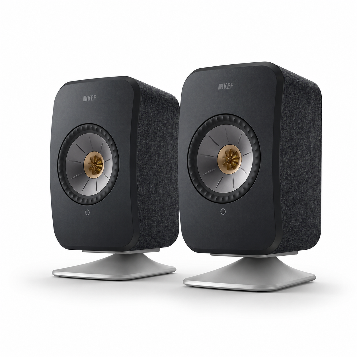 KEF LSX II + KEF P1 Bureaustandaard (Desktop Multimedia Set)
