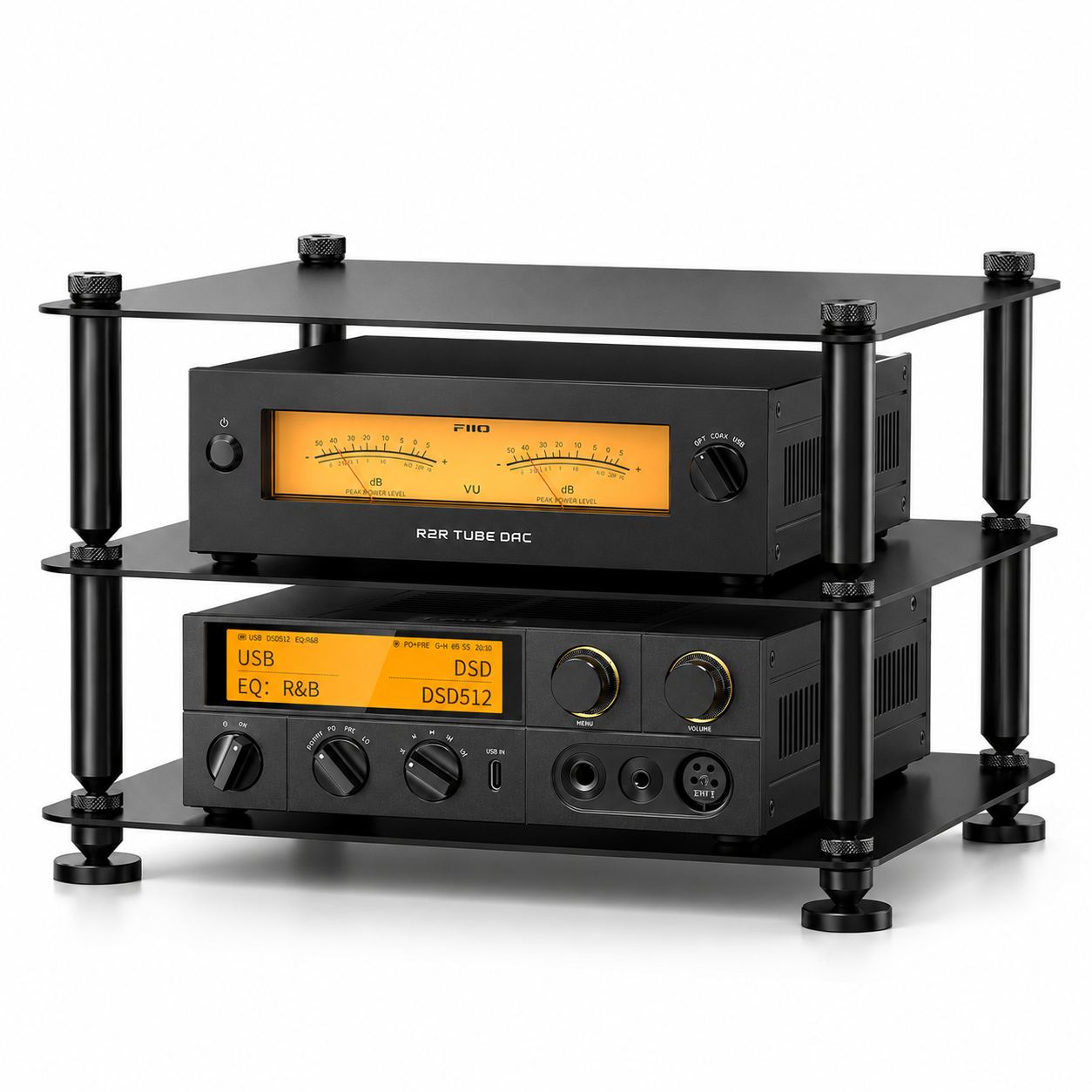 FiiO K15 + FiiO Warmer R2R (Head-Fi Desktop Stack)