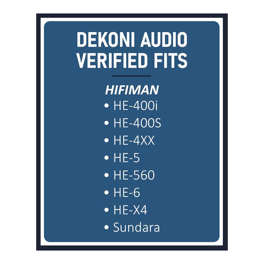Dekoni Audio Earpads voor Hifiman HE Series en Meer - Dekoni Audio - The New Sound