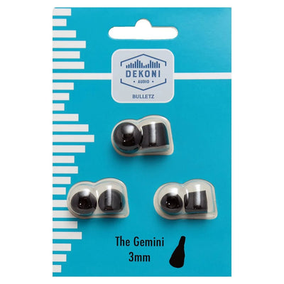 Dekoni Premium Memory Foam Isolation Earphone Tips black – Gemini 3mm - Dekoni Audio - The New Sound