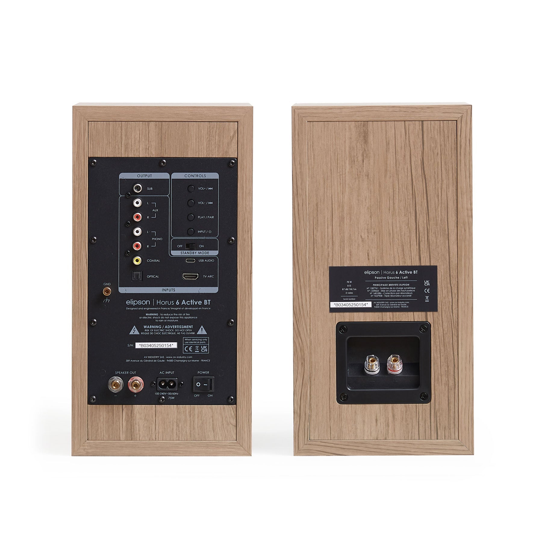 Horus 6B BT Phono / Paar - Elipson - The New Sound