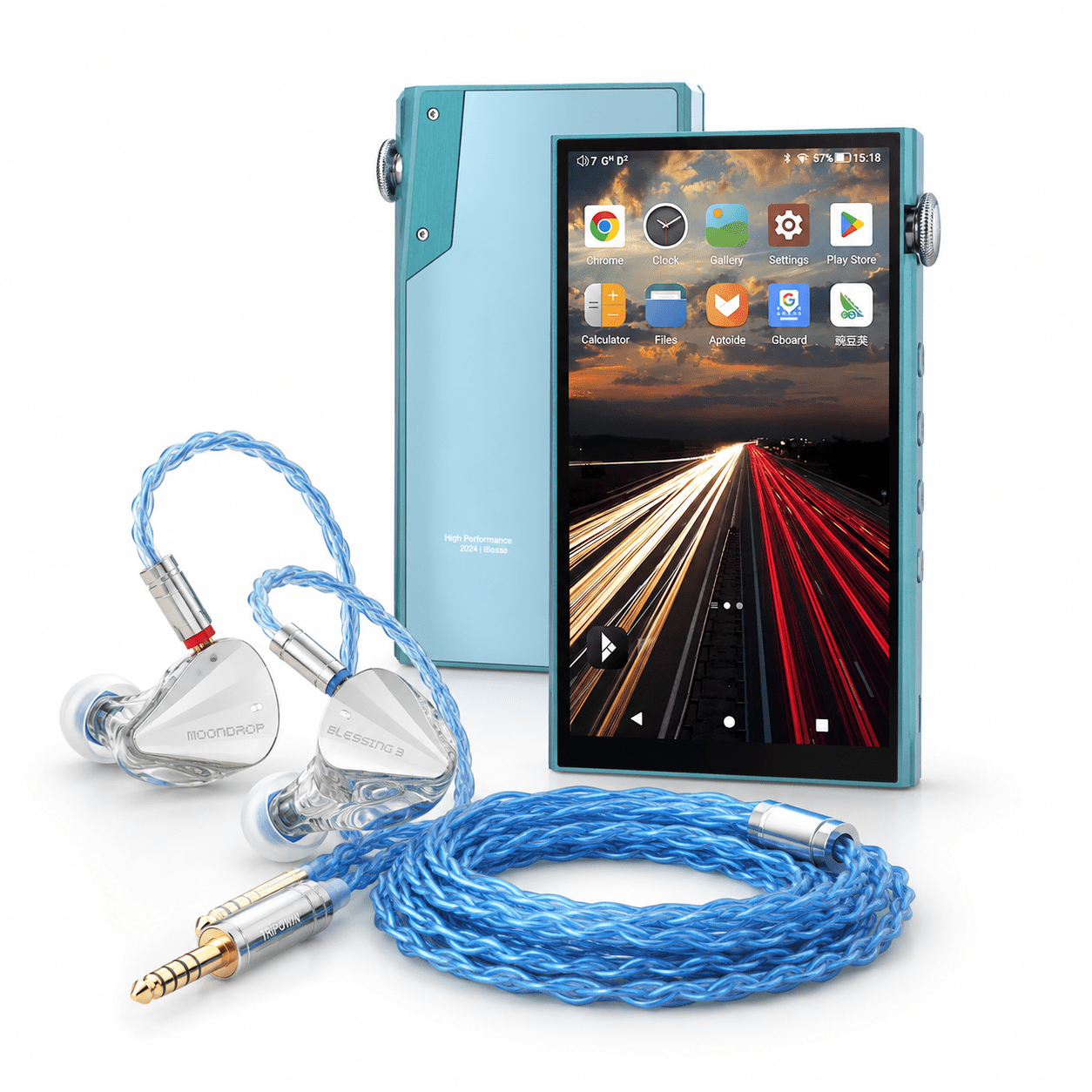 iBasso DX180 + Moondrop Blessing 3 & Seraph: Icy Blue Edition (Head-Fi DAP Set) - Advanced Bundel - The New Sound
