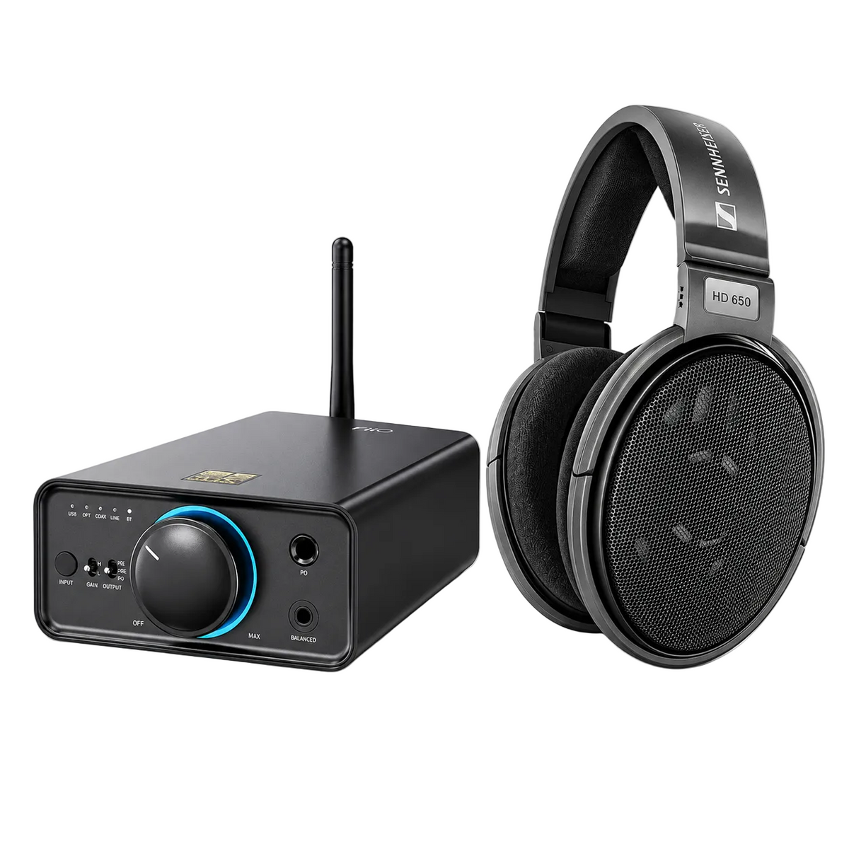 FiiO K7 BT + Sennheiser HD 650 (Head-Fi Desktop Set)