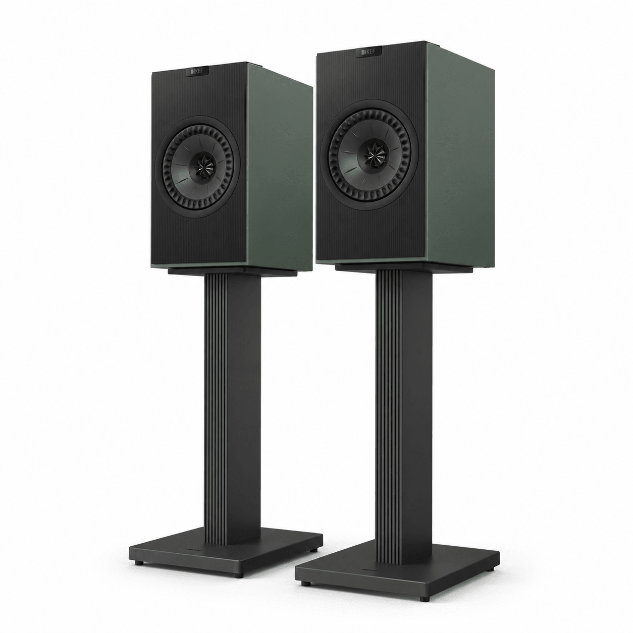 KEF Coda W + KEF SQ1 Vloerstandaard (Stereo Muziek Set) - Advanced Bundel - The New Sound