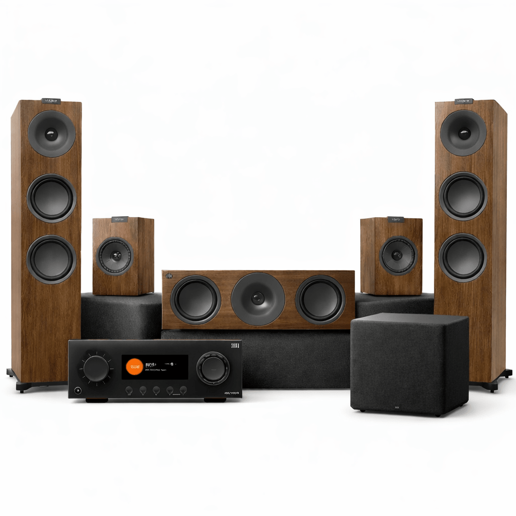 KEF Q Series & JBL MA7100HP 5.1 Surround Set - Advanced Bundel - The New Sound