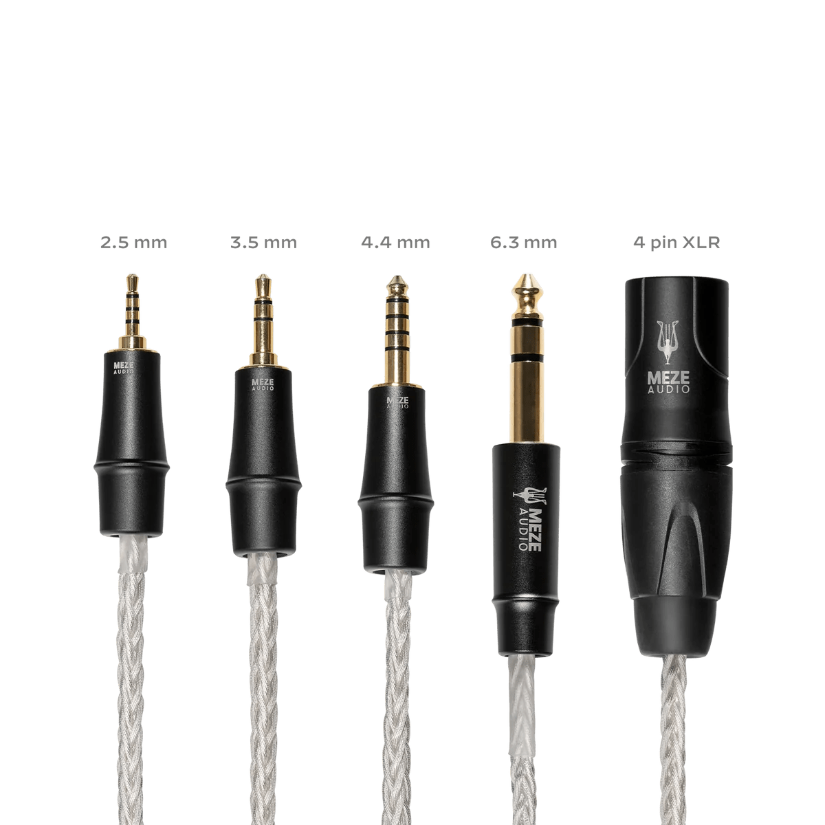 Meze Mono 3.5mm Silver PCUHD Premium Cable - Meze Audio - The New Sound