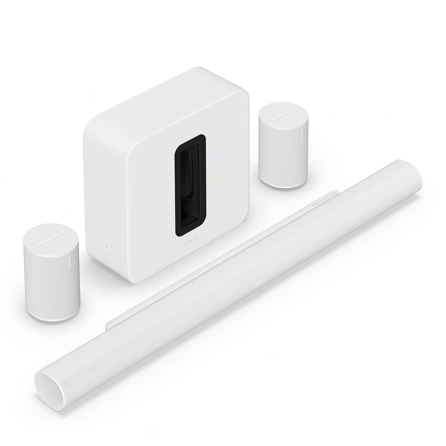 Sonos Arc Ultra + Sub G4 + Era 100 (Surround Film Set) - Advanced Bundel - The New Sound
